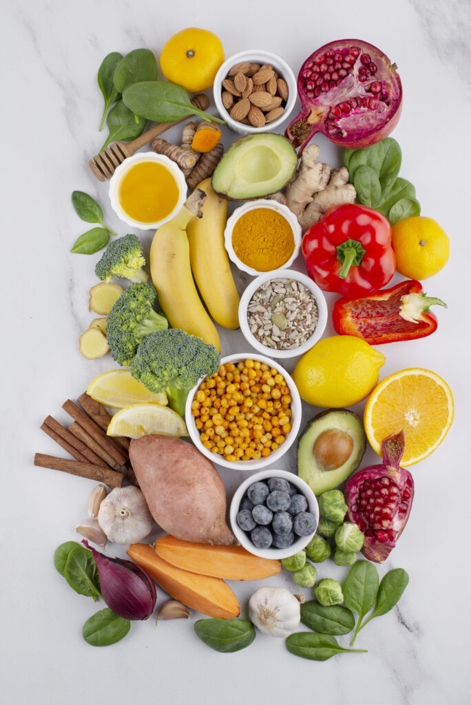 flat-lay-healthy-immunity-boosting-foods